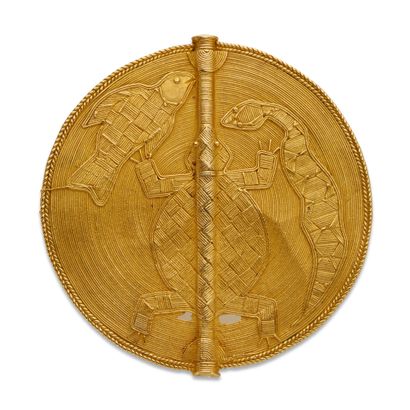 Pendentif en or 14k (585), Baoulé, Côte d'Ivoire...