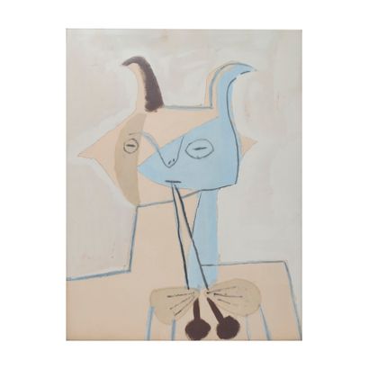 D'après Pablo PICASSO (1891-1973)
Faune jaune...