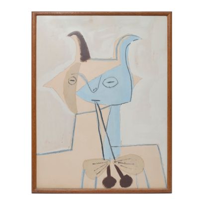 D'après Pablo PICASSO (1891-1973)
Faune jaune...