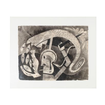 Jean CLERTE (1930-2024)
Sans titre, 2004
Encre...