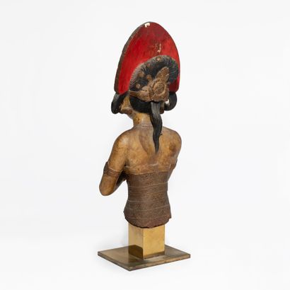 Buste d'une déesse, Indonésie circa 1900
En...