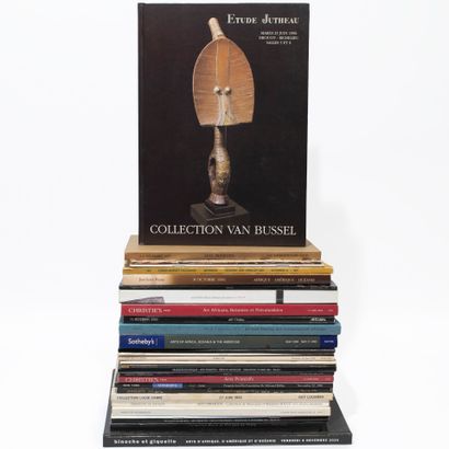 Fort lot de catalogues de ventes sur l'art...