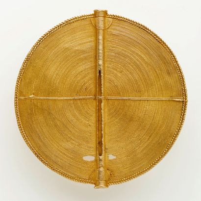 Pendentif en or 14k (585), Baoulé, Côte d'Ivoire...