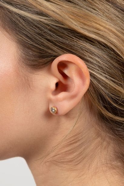 Boucles d'oreilles diamants
En or 18K (750),...