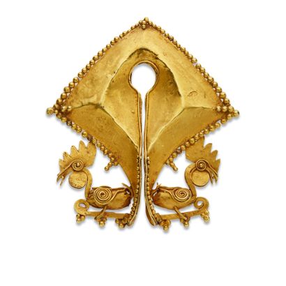 Ornement d'oreille ou pendentif en or jaune...