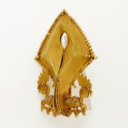 Ornement d'oreille ou pendentif en or jaune...