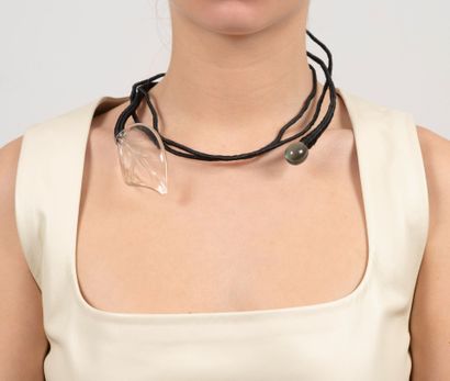 Ensemble de trois colliers par Giorgio Vigna...