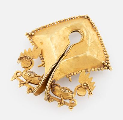 Ornement d'oreille ou pendentif en or jaune...