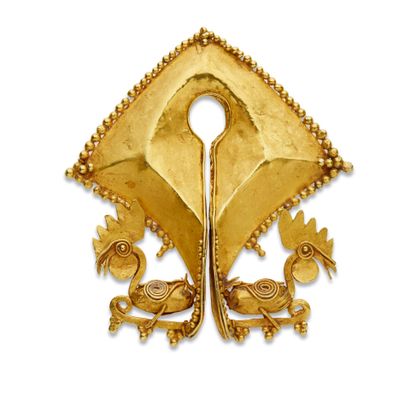 Ornement d'oreille ou pendentif en or jaune...