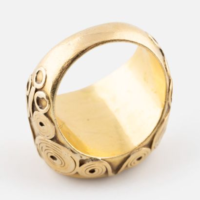 Bague en or et argent, probablement Afghanistan
En...