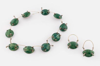 Marieke PRINS (XXe SIECLE)
Parure en cuivre,...