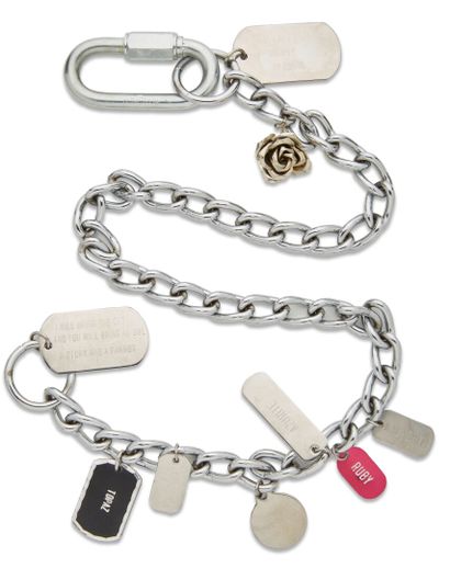 VEKER (XXIe SIECLE)
Collier chaine en acier...