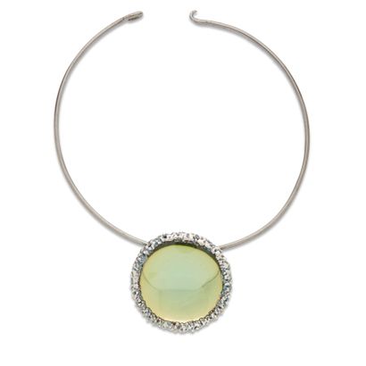 Giorgio VIGNA
Collier métal et verre, 
De...