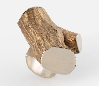 Delphine NARDIN (née en 1965)
Bague en bois...