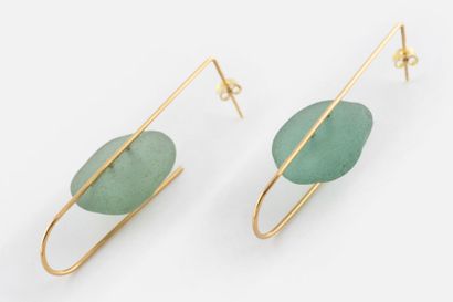 Delphine NARDIN (née en 1965)
Paire de pendants...