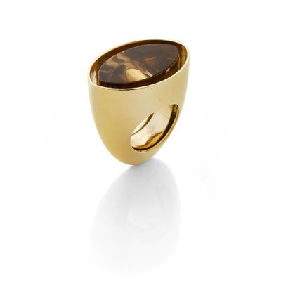 Giorgio VIGNA (né en 1955)
Bague quartz fumé...