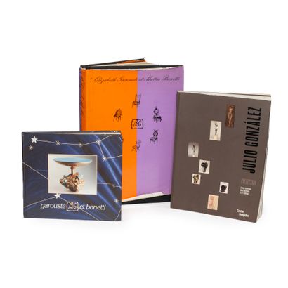 Lot comprenant 3 livres dont : 
- Garouste...