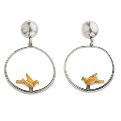 Line VAUTRIN (1913-1997)
Paire de pendants...