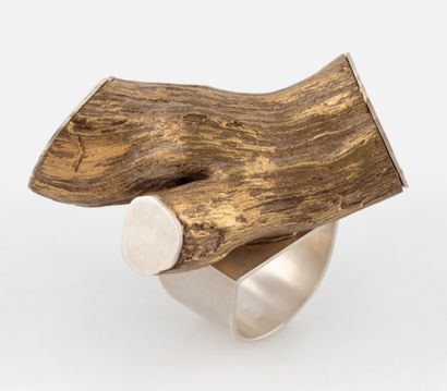 Delphine NARDIN (née en 1965)
Bague en bois...