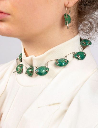 Marieke PRINS (XXe SIECLE)
Parure en cuivre,...