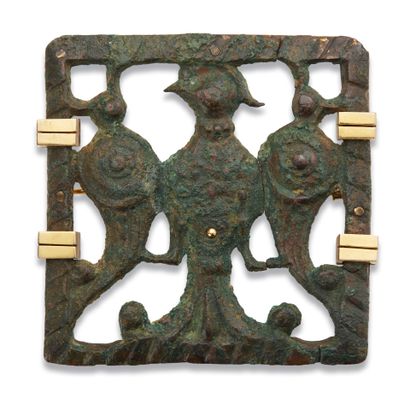 Plaque en bronze, Art des Steppes, milieu...