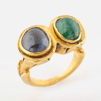 Bague en or émeraude et saphir
En or 18K...