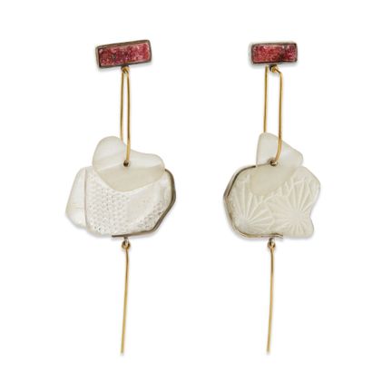 Delphine NARDIN (née en 1965)
Paire de pendants...