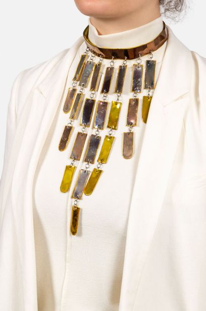 Collier en plexiglas
Retenant des plaquettes...