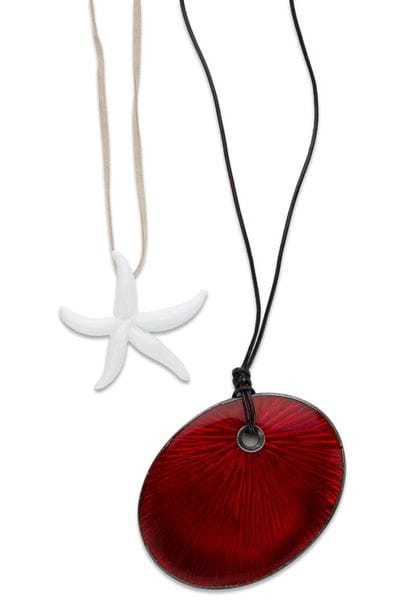 Ensemble de deux pendentifs par Giorgio Vigna...