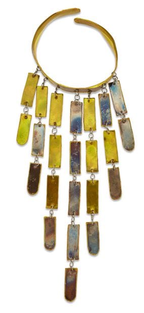 Collier en plexiglas
Retenant des plaquettes...