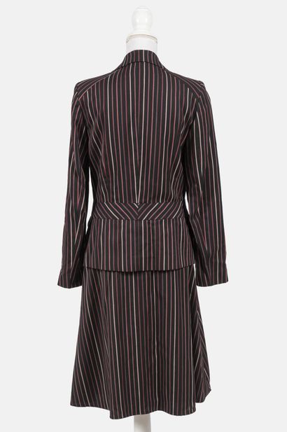 KENZO
Black-and-red striped wool jacket and...