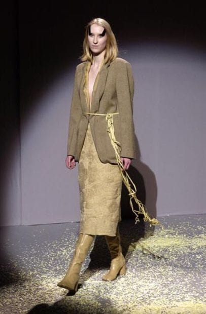MAISON MARTIN MARGIELA
Black embroidered...