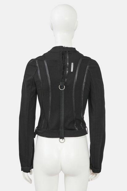JOHN GALLIANO
Black jacket in a viscose-wool...
