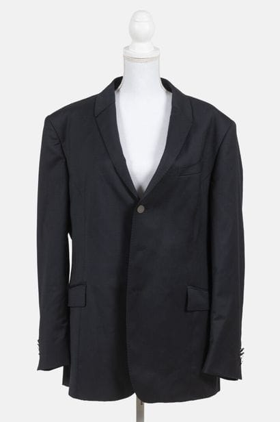 THIERRY MUGLER
Navy blue wool tailored jacket...
