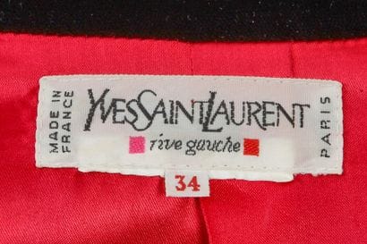 YVES SAINT LAURENT Rive Gauche 
Short, collarless...