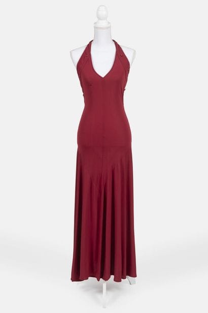 REINHARD LUTHIER
Aliata long dress in burgundy...