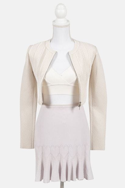 ALAIA - HERVE LEGER
Set consisting of a cropped...