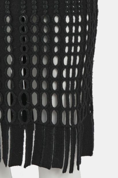 AZZEDINE ALAIA
Skirt in a black wool blend...