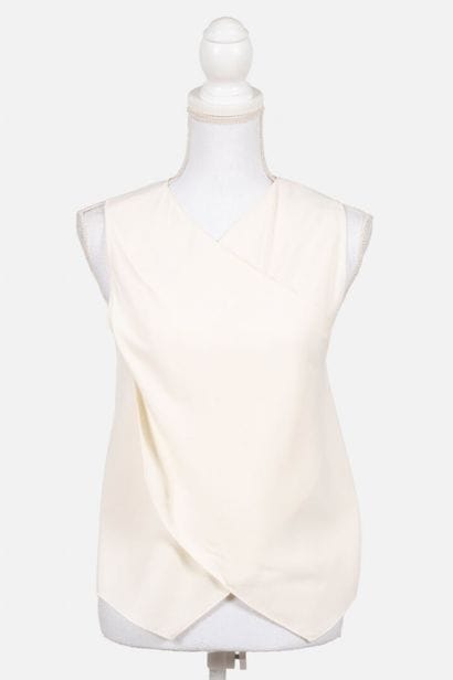 MAISON RABIH KAYROUZ
Cross-back top, beige...