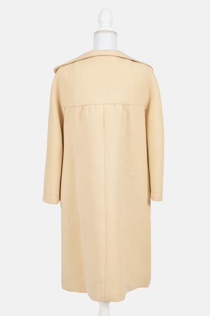 PIERRE CARDIN
Beige wool twill coat with...