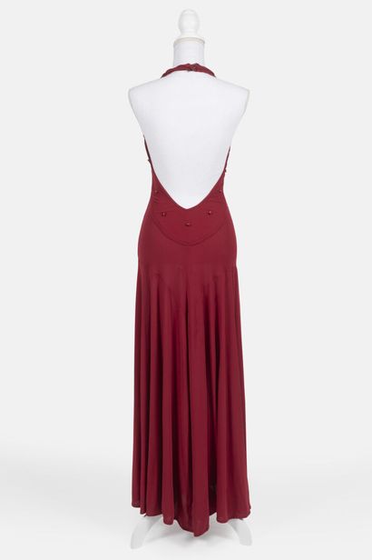 REINHARD LUTHIER
Aliata long dress in burgundy...