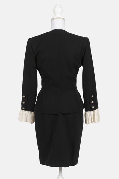 JEAN PATOU
“Westminster” skirt suit in black...