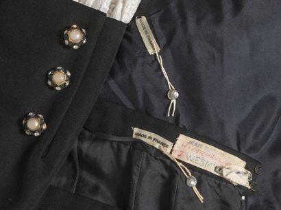 JEAN PATOU
“Westminster” skirt suit in black...