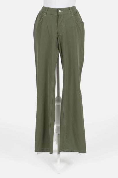 HELMUT LANG
Olive green “Bionic Stretch”...