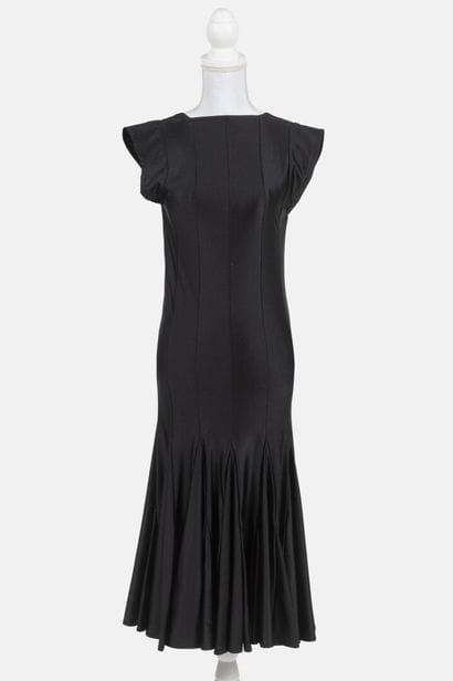 REINHARD LUTHIER
Black sleeveless mermaid-style...
