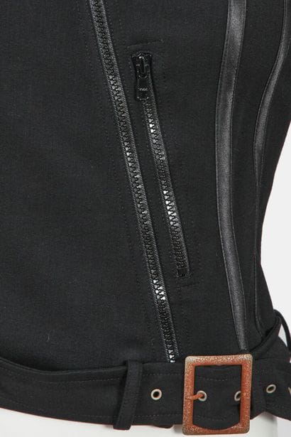 JOHN GALLIANO
Black jacket in a viscose-wool...