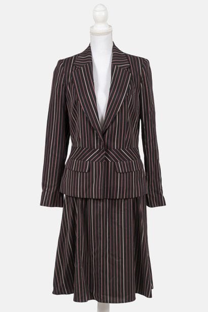 KENZO
Black-and-red striped wool jacket and...