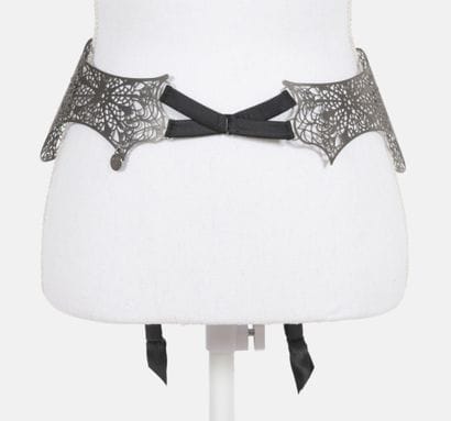 LA PERLA
Openwork metal corset,
Black elastic...