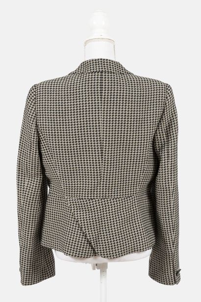 ARMANI
Black and gray viscose and polyester...