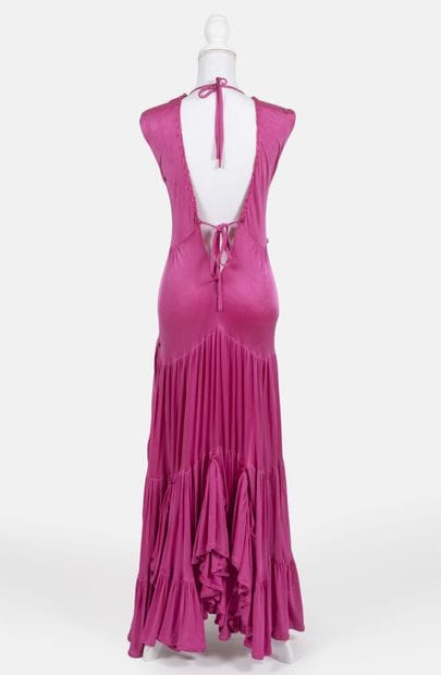 REINHARD LUTHIER
Pink Carmen-style sleeveless...